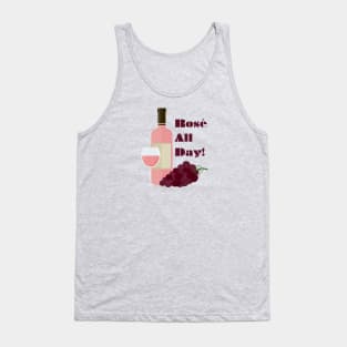 Rosé all day! Tank Top